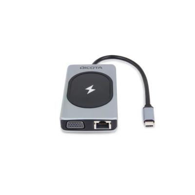 Dicota USB-C 10-in-1 Charging Hub 4K PD 100W Silver