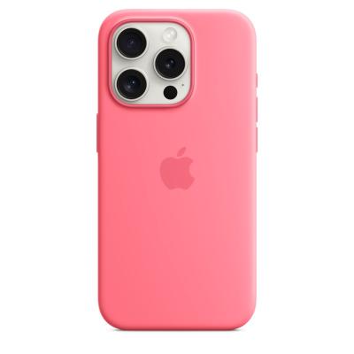 Apple iPhone 15 Pro Silicone Case with MagSafe Pink