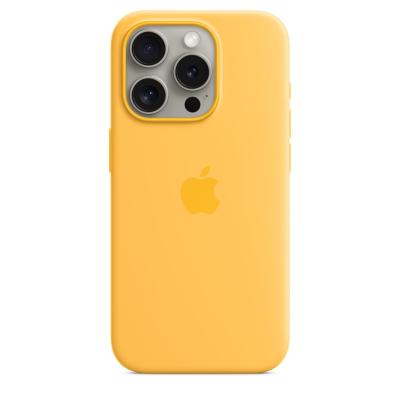 Apple iPhone 15 Pro Silicone Case with MagSafe Sunshine