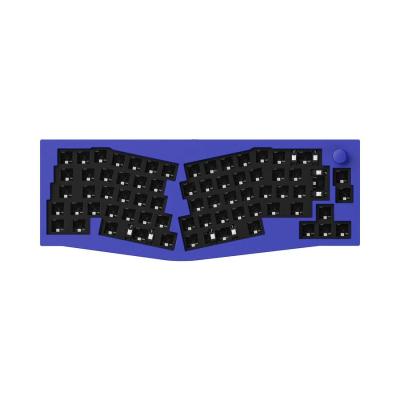 Keychron Q8 Swappable RGB Backlight Knob ISO Keyboard Barebone Navy Blue