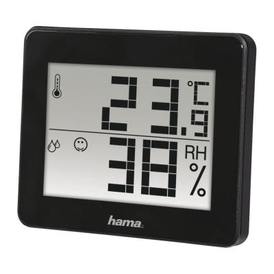 Hama TH-130 Thermo / Hygrometer Időjárás Állomás Black