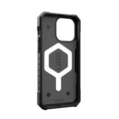 UAG Pathfinder case for MagSafe iPhone 15 Pro Max Silver