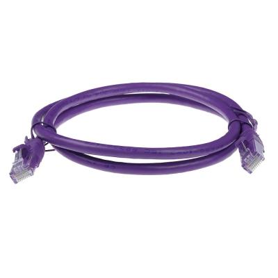 ACT CAT6A U-UTP Patch Cable 2m Purple