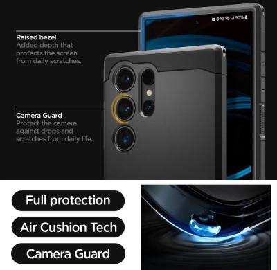 Spigen Tough Armor Samsung Galaxy S24 Ultra Black