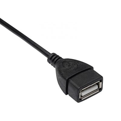 Akyga AK-AD-09 USB-A /microUSB-B adapter cable 0,15m Black