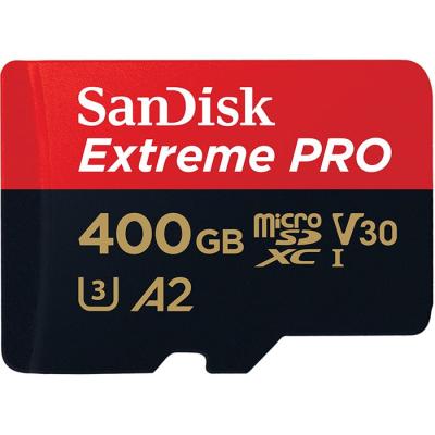 Sandisk 400GB microSDXC Extreme Pro Class 10 UHS-I A2 C10 V30 + adapterrel