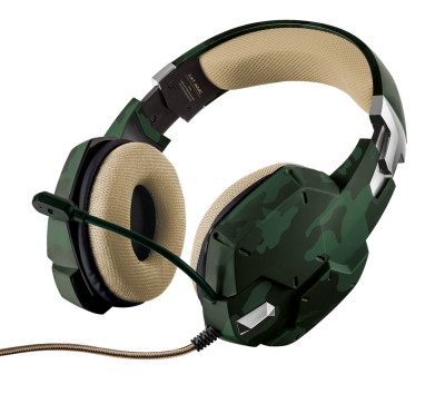 Trust GXT 322C Gaming Headset Green Camouflage