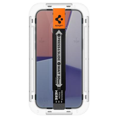 Spigen Glass tR EZ Fit HD Privacy 1 Pack for iPhone 15