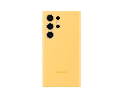 Samsung S24 Ultra Silicone Case Yellow