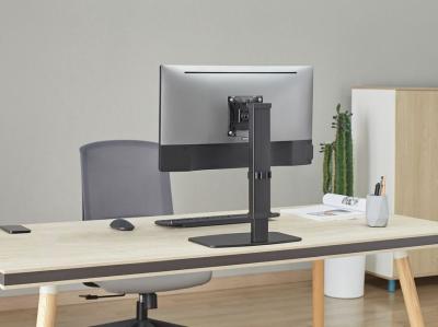 EQuip 17"-32" Free-Standing Monitor Stand Black