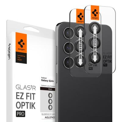 Spigen Glass tR EZ Fit Optik Pro 2 Pack Samsung Galaxy S24+ Marble Gray