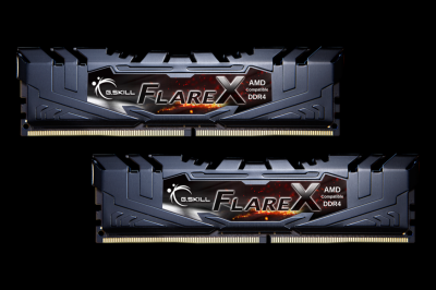 G.SKILL 16GB DDR4 3200MHz Kit(2x8GB) FlareX Black (for AMD)