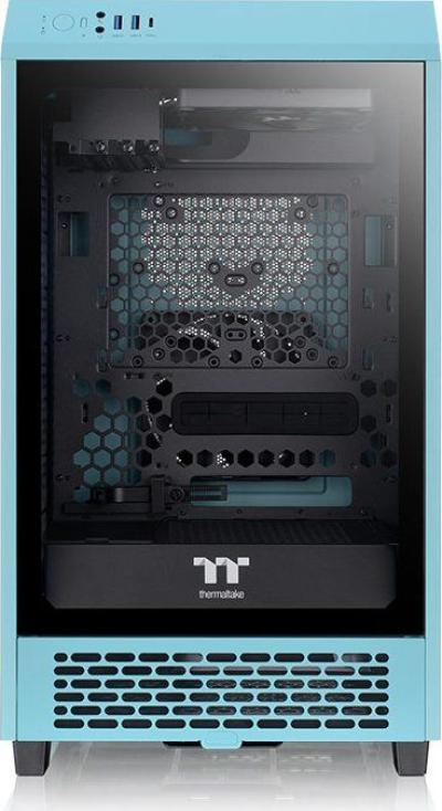 Thermaltake The Tower 200 Mini Chassis Tempered Glass Turquoise