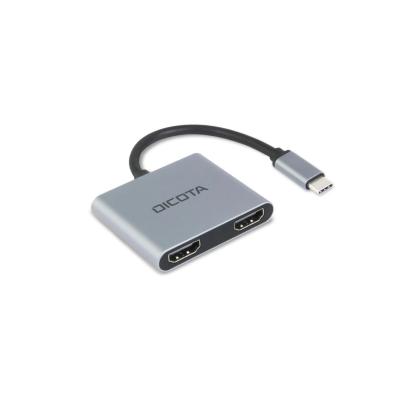 Dicota USB-C Portable 4-in-1 Mini Docking Station 4K HDMI PD 100W Silver