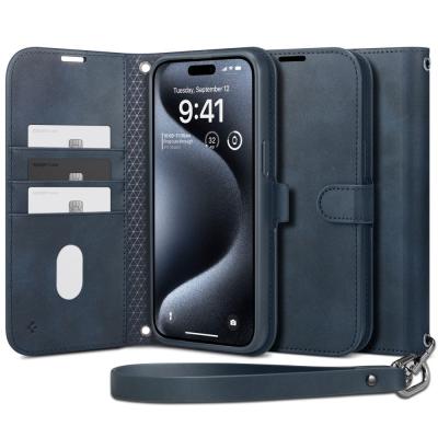 Spigen Wallet S Pro iPhone 15 Pro Navy