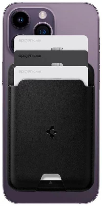 Spigen Valentinus MagSafe Wallet 3 Card Black
