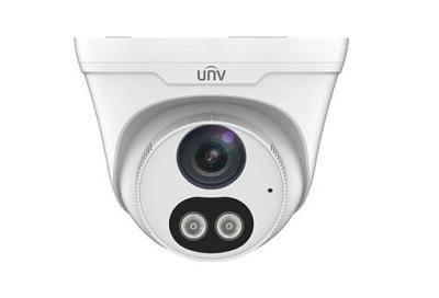 Uniview Easystar 2MP Colorhunter turret dómkamera, 4mm fix objektívvel, mikrofonnal és hangszóróval