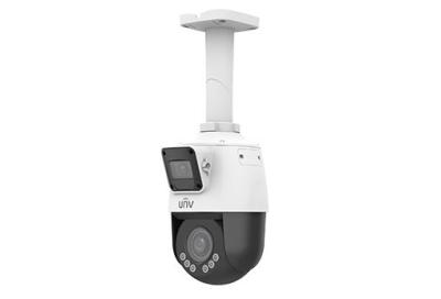 Uniview Easy 2x2MP Dual lencsés Lighthunter 2.8mm fix és 2.8-12mm motoros objektívvel ellátott PTZ kamera