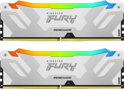 Kingston 64GB DDR5 6000MHz Kit(2x32GB) Fury Renegade RGB White