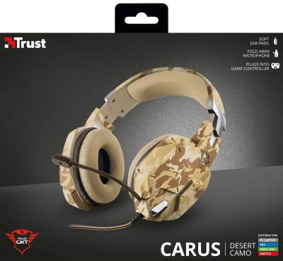 Trust GXT 322D Carus Gaming Headset Desert Camo