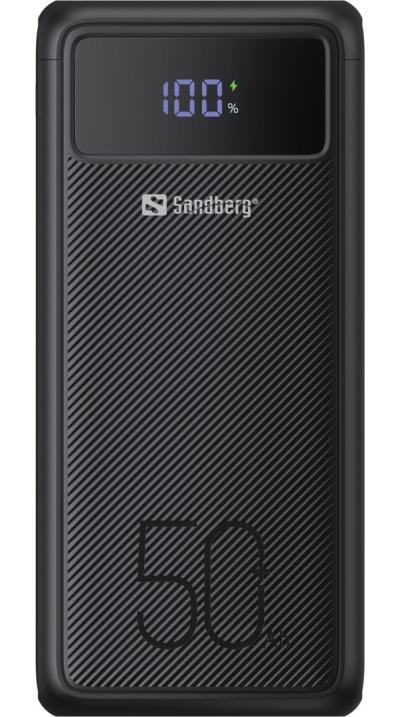 Sandberg Powerbank USB-C PD 130W 50000 50000mAh PowerBank Black