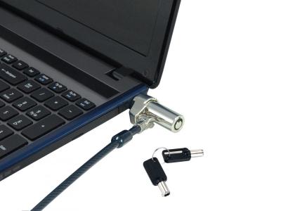 Conceptronic  CUSTODIO02BN Keyed Laptop Lock 1,8m Black