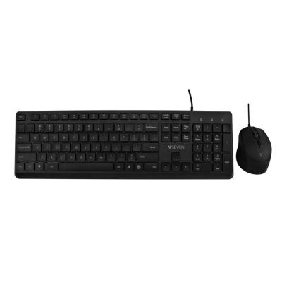 V7 CKU350 USB Keyboard and Mouse Combo Black US