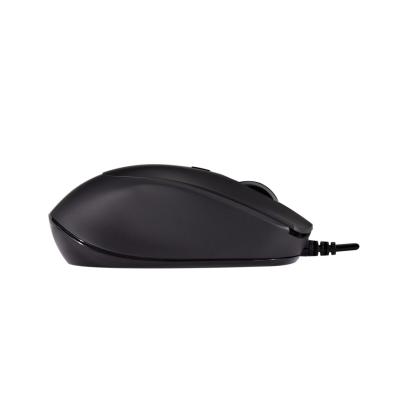 V7 MU350 USB Wired Pro Silent Mouse Black