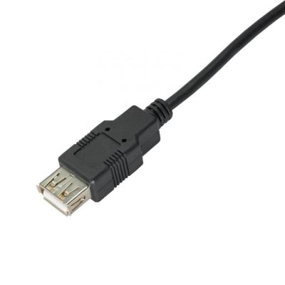 Akyga AK-USB-19 USB AM-AF cable 3m Black