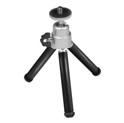Logilink Portable mini tripod height adjustable 360° rotation Black