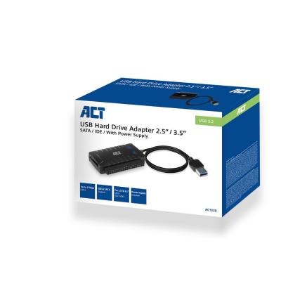 ACT AC1520 USB adapter cable to 2,5" and 3,5" SATA/IDE with power supply