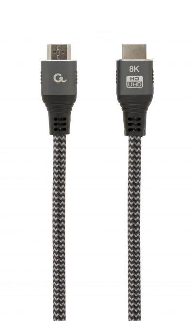 Gembird CCB-HDMI8K-3M Ultra High Speed HDMI cable with Ethernet 8K Select Plus Series 3m Grey