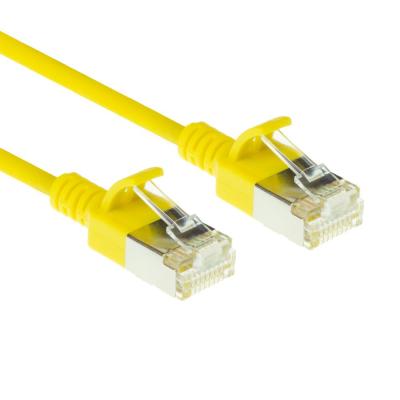 ACT CAT6A U-FTP Patch Cable 0,25m Yellow