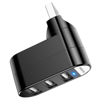 BOROFONE DH3 3-ports Splitter USB-C Hub Black