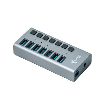 I-TEC 7 port USB 3.0 Charging Hub+Power Adapter 36W Grey