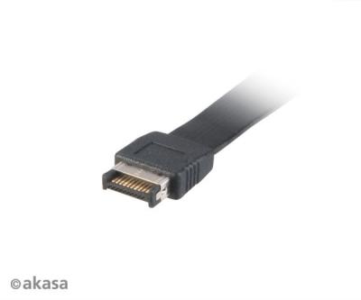 Akasa USB3.1 Gen2 internal adapter cable Black