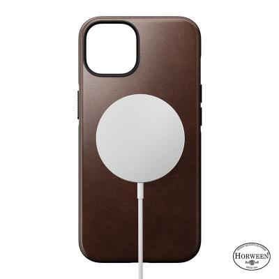 Nomad Modern Leather MagSafe Case, brown - iPhone 14