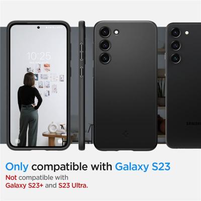Spigen Thin Fit, black - Samsung Galaxy S23