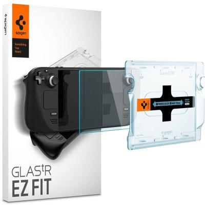Spigen Glass tR EZ Fit 1 Pack Steam Deck