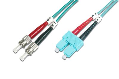 Digitus DK-2512-01/3 száloptikás kábel 1 M ST SC I-VH OM3 Blue