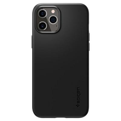 Spigen Thin Fit, black - iPhone 12/Pro