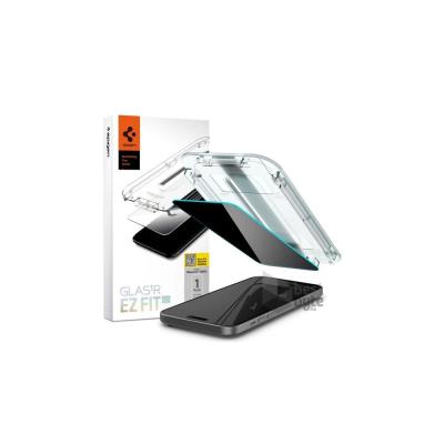 Spigen Glass tR EZ Fit HD Privacy 1 Pack for iPhone 15 Pro