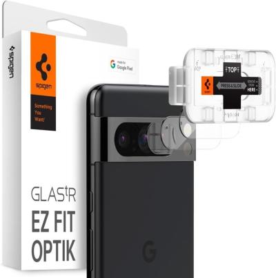 Spigen Glass tR EZ Fit Optik 2 Pack crystal clear for Google Pixel 8 Pro