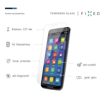 FIXED Üvegfólia Képernyővédő Apple iPhone 6/6S, clear