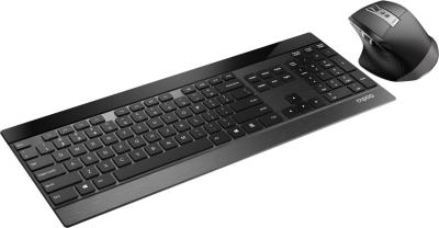 Rapoo 9900M Multi-mode Wireless Keyboard & Mouse Black HU