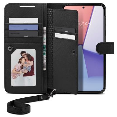 Spigen Wallet S Plus, black - Samsung Galaxy S23+