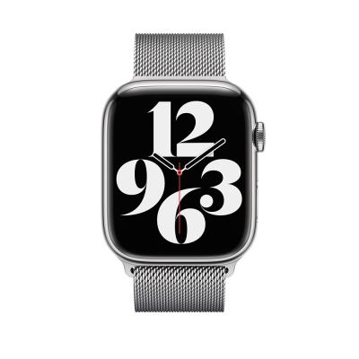 Apple Watch 45mm Band Milanese Loop Silver
