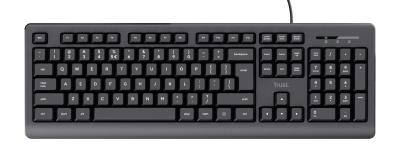 Trust TK-150 Silent Keyboard Black US