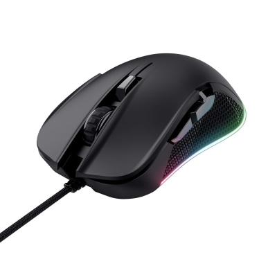Trust GXT 922 YBAR Illuminated RGB Gaming Mouse Black