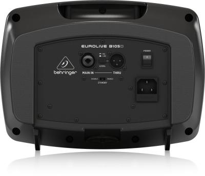 Behringer B105D Ultra-Compact 50W PA/Monitor Speaker with MP3 Player and Bluetooth Audio Streaming Black